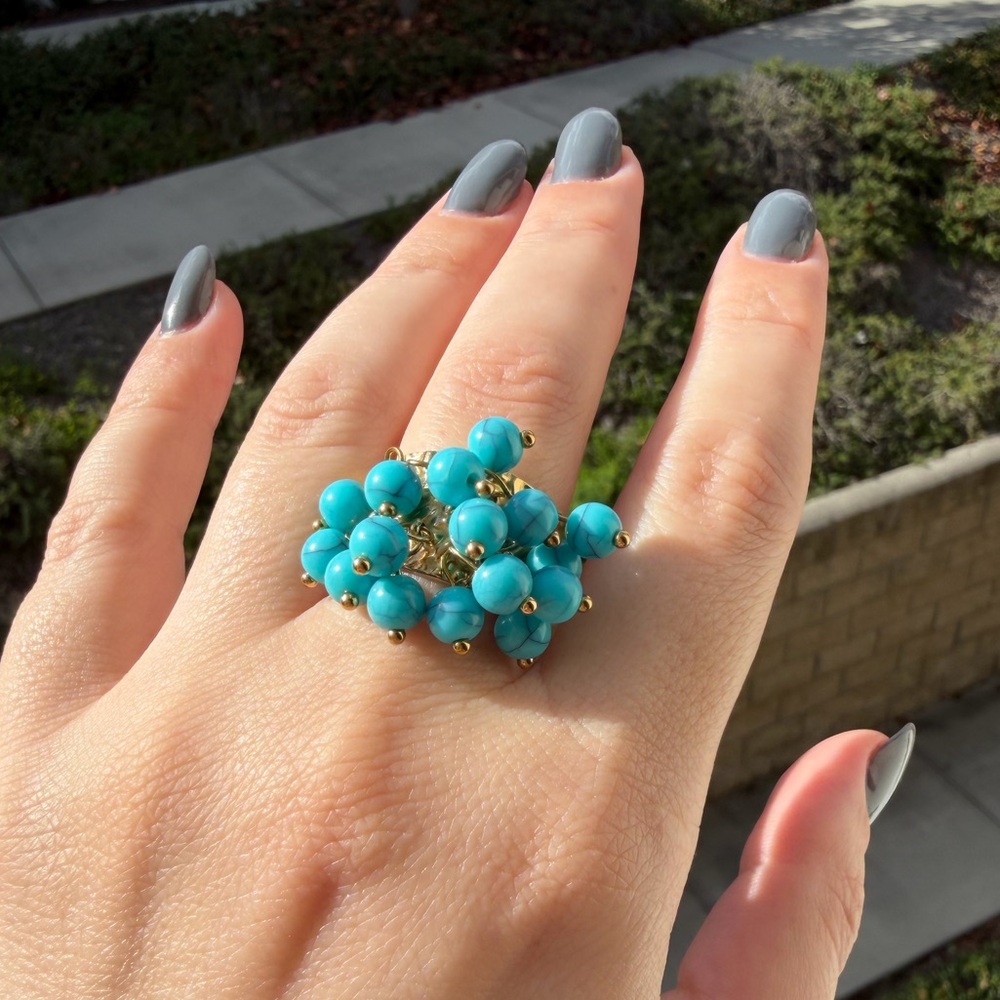 Cluster Cocktail Ring - Picture 3 of 5